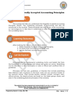 Module 3: Generally Accepted Accounting Principles