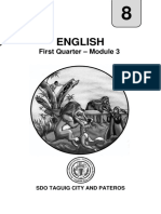 English: First Quarter - Module 3