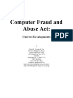 Computer Fraud and Abuse Act: Current Developments