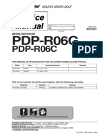 Pioneer pdp-r06g r06c Media Receiver SM