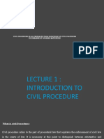 Civil Procedure LB 206 (Extracts From Principles of Civil Procedure in Zimbabwe by Rodgers Matsikidze