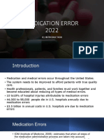 2022 MEDICATION ERROR Without Reference