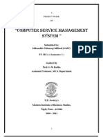 Computer Service Management System 21497