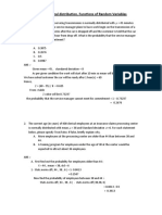 Topics: Normal Distribution, Functions of Random Variables