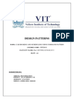 Design Patterns: Cab Booking and Scheduling Using Command Pattern SWE2019 Prof