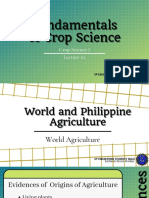 Fundamentals Fundamentals Fundamentals of Crop Science of Crop Science of Crop Science