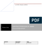 GIN Pole DT0501024.4I - S0000 C: Alculation Report