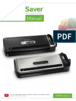 Food Saver FM3000 Series 2 1 Vacuum Sealer Manual