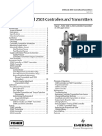 Fisher 2500 and 2503 Controllers and Transmitters: Instruction Manual