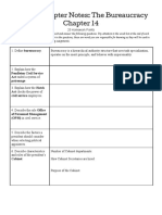 Unit 4C Chapter Notes Bureacuracy 