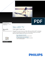 Slim Led TV: With Digital Crystal Clear