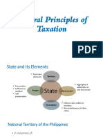 1.0 General Principles of Taxation