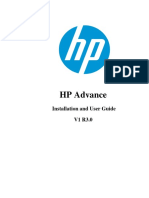 HP Advance Installation and User Guide V1 R3.0