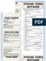 Present Tenses Revision Grammar Drills 93083