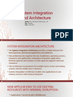 System Integration and Architecture - P2