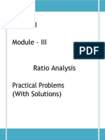 Ratio Analysis Solved Problems