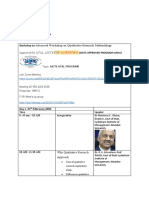 Advanced Workshop On Qualitative Research Methodology: Approved by ATAL AICTE