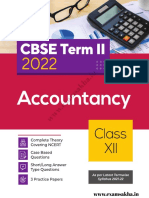 Accountancy Arihant CBSE TERM 2 Class 12 Question Banks