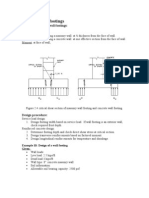 Design of Wall Footings