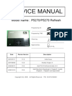 Service Manual: Model Name: P5270/P5270 Refresh