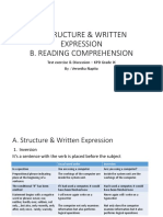 Structure & Written Expression - Reading Compre