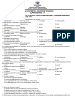 Validation Test No. 1 in Grade 10 Science Quarter 3 Week 1-4