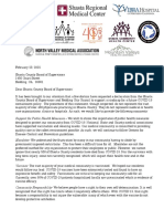 Shasta County BOS-COVID-19 Healthcare Community Letter