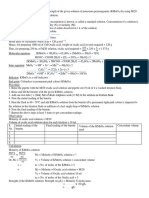 Volumetric Titration