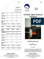 Electronic Torque-Controlled Tube Roller: Specifications