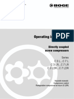 Operating Instructions: Directly Coupled Screw Compressors Series C 3 L... C 7 L C 3 LR... C 7 LR C 3 Ldr... C 7 LDR