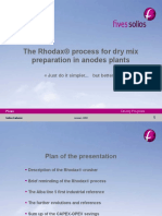 The Rhodax® Process For Dry Mix Preparation in Anodes Plants