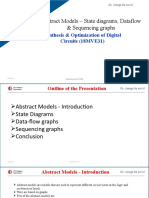 Seminar - Abstract Models (State Diagrams, Dataflow & Sequencing Graphs)