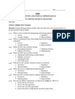 Using Scientific Method in Agriculture - Pretest - Posttest