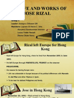 GROUP 4 The Life and Works of Jose Rizal