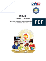 English: Quarter 1 - Module 6