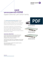 Alcatel-Lucent Omniswitch 6350: Gigabit Ethernet Lan Switch Family