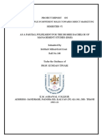 A Study of Factors Influencing The Consumer Behavior Towards Direct Selling Companies With Special Reference To RCM Products1