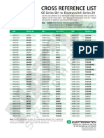 Cross Reference List: GE Series SB1 To Electroswitch Series 24