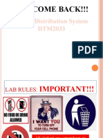 Global Distribution System DTM2033: Welcome Back!!!