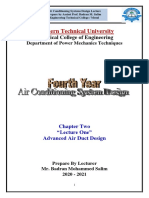 Air Conditioning System Design 4th Chapter Two Air Duct Design 2020