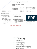 Liang Barsky Line Clipping Algorithm Example