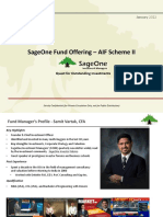 SageOne Offering - AIF Scheme II