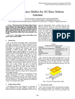 Compact Phase Shifter For 4G Base Station Antenna