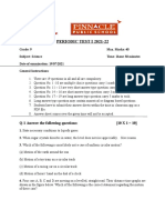 Grade 9 - UT 1 - Science