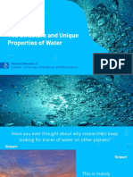 The Structure and Unique Properties of Water: Lesson 1.4