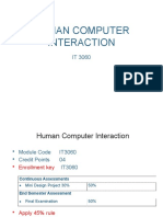 Human Computer Interaction