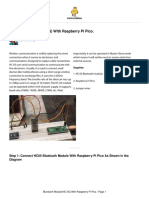 Bluetooth ModuleHC 05 With Raspberry Pi Pico
