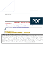 What's New at MAINFRAMES 360: Creating and Assembling CICS Maps