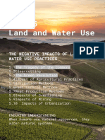 Negative Impacts of Land & Water Use