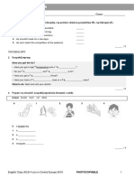 EC - A2 - Tests - Language Test 5B